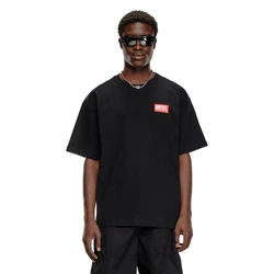 DIESEL Herren T-Shirt T-BOXT-LAB Schwarz/Rot