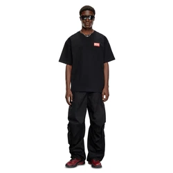 DIESEL Herren T-Shirt T-BOXT-LAB Schwarz/Rot