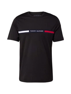 TOMMY HILFIGER T-Shirt navy/rot/schwarz/weiß TOMMY HILFIGER T-Shirt navy/rot/schwarz/weiß