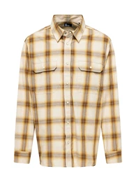 Hemd beige / braun / rostbraun
