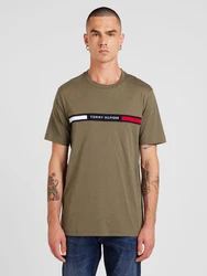 TOMMY HILFIGER T-Shirt marine/oliv/rot/weiß