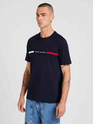 TOMMY HILFIGER T-Shirt marineblau/rot/weiß