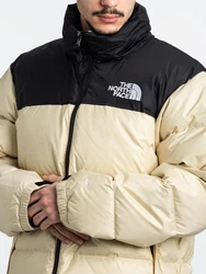 THE NORTH FACE Jacke 1996 Retro Nuptse beige/schwarz/weiß