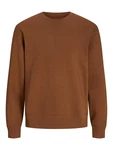 JACK & JONES Sweatshirt JJESTAR BASIC (4012) cognac