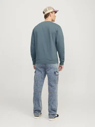 JACK & JONES Sweatshirt JJESTAR BASIC (4012) rauchblau