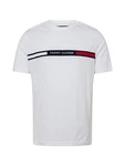 TOMMY HILFIGER T-Shirt marine/rubinrot/weiß