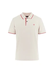 GUESS Poloshirt creme/rot