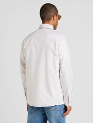 SELECTED HOMME Langarmhemd Rick (1-tlg) kitt/wei