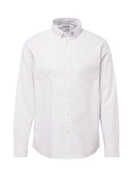 SELECTED HOMME Langarmhemd Rick (1-tlg) kitt/wei