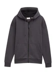 TOM TAILOR Sweatjacke anthrazit