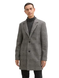 TOM TAILOR Mantel Outdoorjacke ecru / grau / schwarz