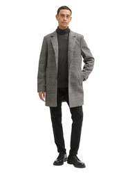 TOM TAILOR Mantel Outdoorjacke ecru / grau / schwarz