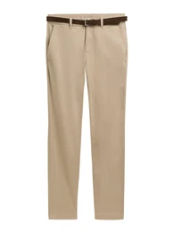 Hose 'Travis' beige / braun