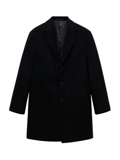 MANGO MAN Mantel 'ARIZONA2' schwarz