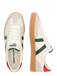 JACK & JONES Sneaker MAMBO creme/grün/rot