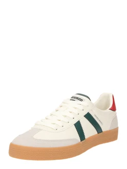 JACK & JONES Sneaker MAMBO creme/grün/rot