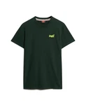 Superdry T-Shirt 'Vintage' dunkelgelb/dunkelgrau