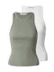 ABOUT YOU Top 'Anian'  menta / bijela