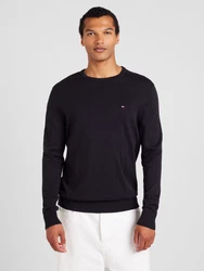 TOMMY HILFIGER Pullover 'ESSENTIAL' schwarz
