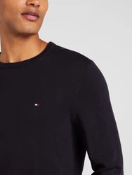 TOMMY HILFIGER Pullover 'ESSENTIAL' schwarz