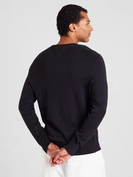 TOMMY HILFIGER Pullover 'ESSENTIAL' schwarz