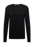 TOMMY HILFIGER Pullover 'ESSENTIAL' schwarz