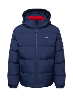 Tommy Jeans Jacke 'Essential' marine/rot/wei