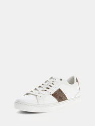 GUESS Sneaker 'Todi' braun/weiß