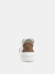 GUESS Sneaker 'Todi' braun/weiß
