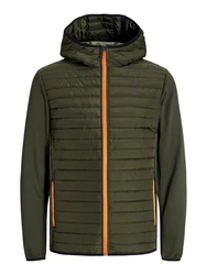 Jack & Jones Plus Jacke JJEmulti oliv