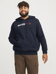 Jack & Jones Plus Sweatshirt JJECorp marine/rot/wei