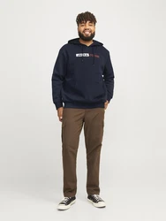 Jack & Jones Plus Sweatshirt JJECorp marine/rot/wei