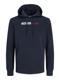Plus Sweatshirt 'JJECorp' marine / rot / wei