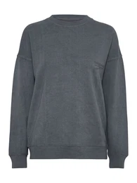 Sweater majica 'JC Rubi' antracit siva / crna