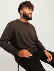 Jack & Jones Plus Sweatshirt Bradley dunkelbraun