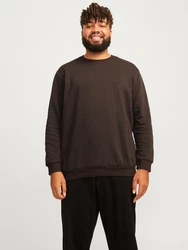 Jack & Jones Plus Sweatshirt Bradley dunkelbraun