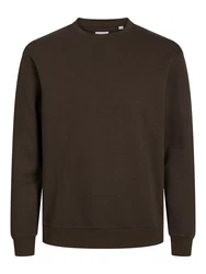 Jack & Jones Plus Sweatshirt Bradley dunkelbraun