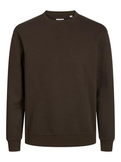 Jack & Jones Plus Sweatshirt Bradley dunkelbraun Jack & Jones Plus Sweatshirt Bradley dunkelbraun