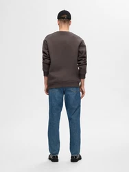 SELECTED HOMME Sweatshirt 'SLHDAN' braun