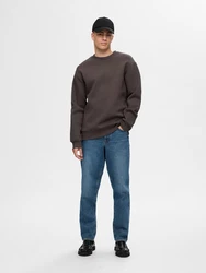 SELECTED HOMME Sweatshirt 'SLHDAN' braun