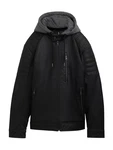 TOM TAILOR Jacke graumeliert / schwarz