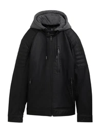 Jacke graumeliert / schwarz