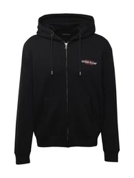 Sweatjacke knallrot / schwarz / wei