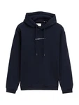 TOM TAILOR Denim Sweatshirt dunkelblau/weiß
