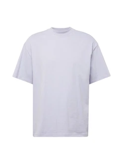 WEEKDAY T-Shirt 'Great' Lila/Grau/Lila/Grau/Lila/Grau/Lila/Grau/Lila/Grau/Lila/Grau/Lila/Grau