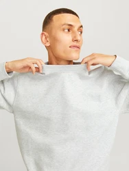 JACK & JONES Sweatshirt JJEUrban Edge weimeliert