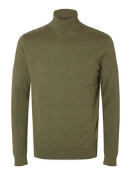 SELECTED HOMME Pullover 'Berg' oliv