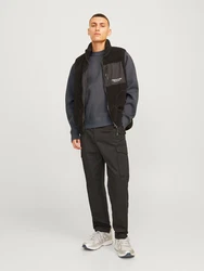 JACK & JONES Pullover 'JORVesterbro' dunkelgrau