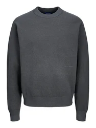 JACK & JONES Pullover 'JORVesterbro' dunkelgrau