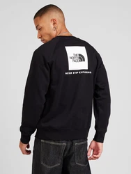 THE NORTH FACE Sweatshirt Raglan Redbox Crew Sweater schwarz/wei